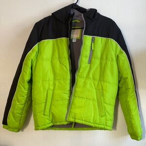 Canyon River Blues Lime and Black Kids Puffer Jacket